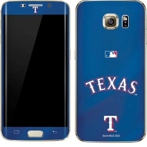 MLB Texas Rangers Alternate/Away Jersey Galaxy S7 Edge Skin