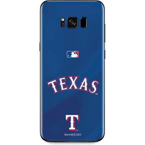 MLB Texas Rangers Alternate/Away Jersey Galaxy S8 Plus Skin