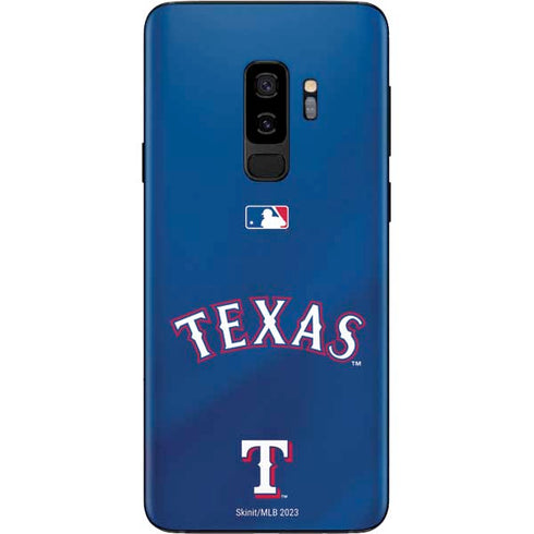 MLB Texas Rangers Alternate/Away Jersey Galaxy S9 Plus Skin
