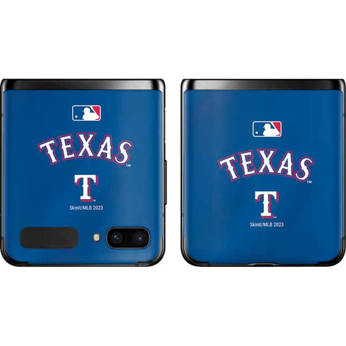 MLB Texas Rangers Alternate/Away Jersey Galaxy Z Flip Skin