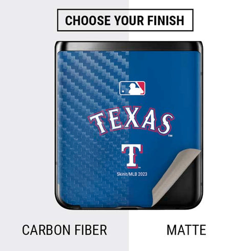 MLB Texas Rangers Alternate/Away Jersey Galaxy Z Flip Skin