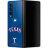MLB Texas Rangers Alternate/Away Jersey Galaxy Z Fold3 5G Skin