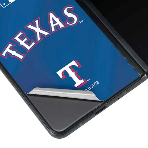 MLB Texas Rangers Alternate/Away Jersey Galaxy Z Fold4 5G Skin