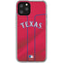 MLB Texas Rangers Alternate/Away Jersey iPhone 11 Pro Clear Case