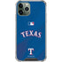 MLB Texas Rangers Alternate/Away Jersey iPhone 11 Pro Max Clear Case