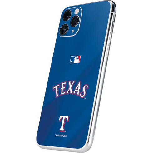 MLB Texas Rangers Alternate/Away Jersey iPhone 11 Pro Skin