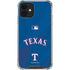 MLB Texas Rangers Alternate/Away Jersey iPhone 12 Mini Clear Case