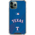 MLB Texas Rangers Alternate/Away Jersey iPhone 12 Pro Clear Case