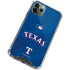 MLB Texas Rangers Alternate/Away Jersey iPhone 12 Pro Clear Case
