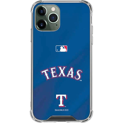 MLB Texas Rangers Alternate/Away Jersey iPhone 12 Pro Max Clear Case