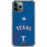 MLB Texas Rangers Alternate/Away Jersey iPhone 12 Pro Max Clear Case