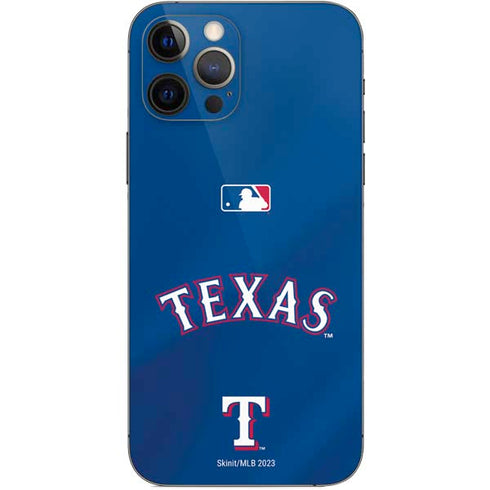 MLB Texas Rangers Alternate/Away Jersey iPhone 12 Pro Skin
