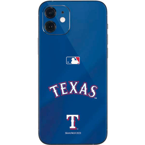 MLB Texas Rangers Alternate/Away Jersey iPhone 12 Skin
