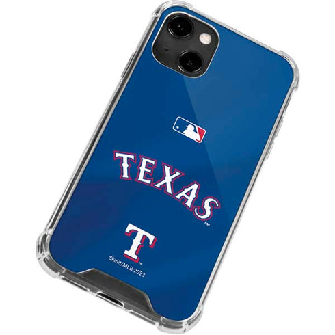 MLB Texas Rangers Alternate/Away Jersey iPhone 13 Clear Case