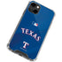 MLB Texas Rangers Alternate/Away Jersey iPhone 13 Clear Case