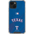 MLB Texas Rangers Alternate/Away Jersey iPhone 13 Mini Clear Case
