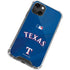 MLB Texas Rangers Alternate/Away Jersey iPhone 13 Mini Clear Case