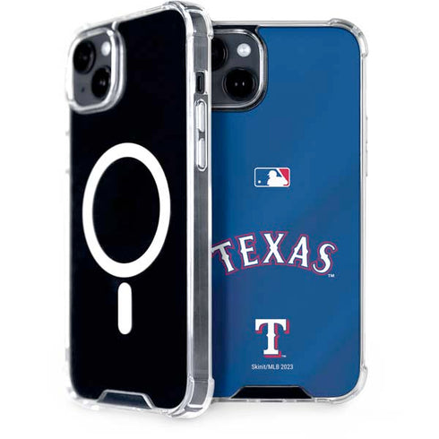 MLB Texas Rangers Alternate/Away Jersey iPhone 15 Plus MagSafe Case