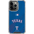 MLB Texas Rangers Alternate/Away Jersey iPhone 15 Pro Clear Case