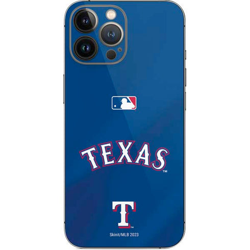MLB Texas Rangers Alternate/Away Jersey iPhone 14 Pro Max Skin