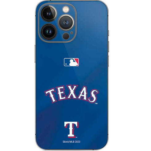 MLB Texas Rangers Alternate/Away Jersey iPhone 14 Pro Skin