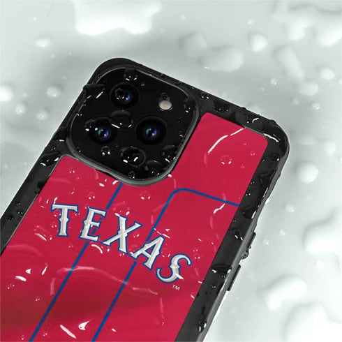 MLB Texas Rangers Alternate/Away Jersey iPhone 14 Pro Waterproof Case