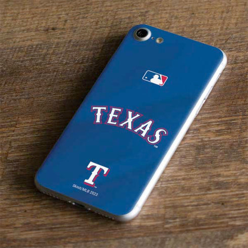 MLB Texas Rangers Alternate/Away Jersey iPhone 8 Skin