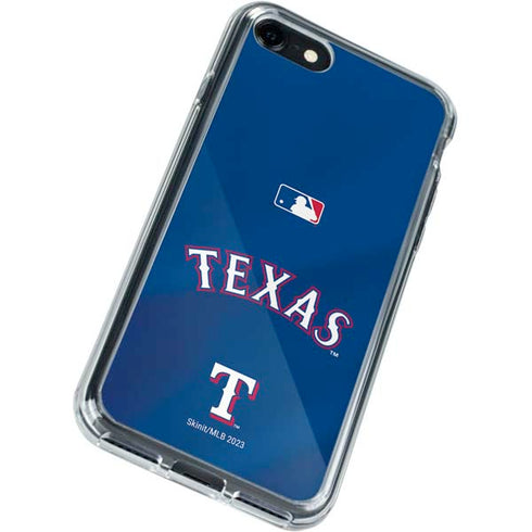 MLB Texas Rangers Alternate/Away Jersey iPhone SE (2nd & 3rd Gen) Clear Case