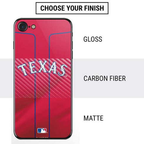 MLB Texas Rangers Alternate/Away Jersey iPhone SE (2nd & 3rd Gen) Skin