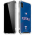 MLB Texas Rangers Alternate/Away Jersey iPhone XS Max Clear Case