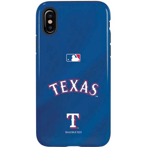 MLB Texas Rangers Alternate/Away Jersey iPhone XS Pro Case