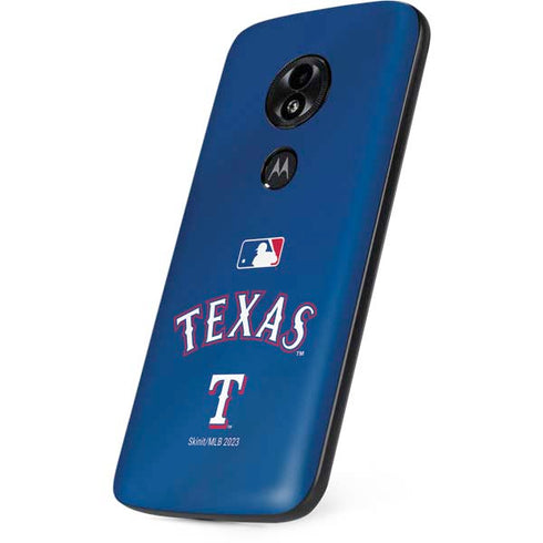 MLB Texas Rangers Alternate/Away Jersey Moto E5 Play Skin