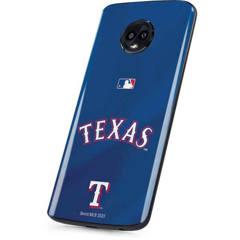 MLB Texas Rangers Alternate/Away Jersey Moto G6 Skin