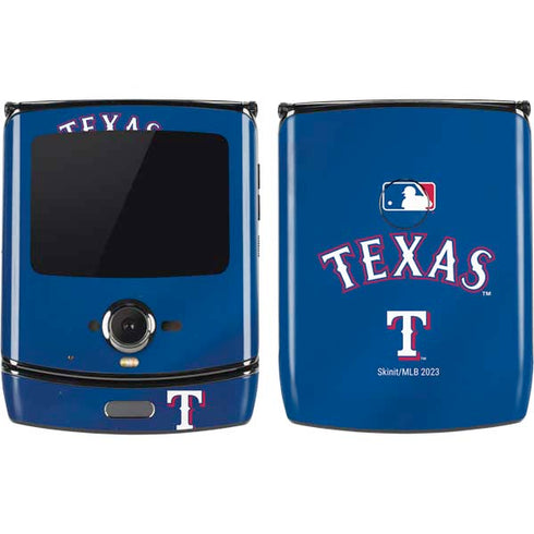 MLB Texas Rangers Alternate/Away Jersey Motorola RAZR Skin