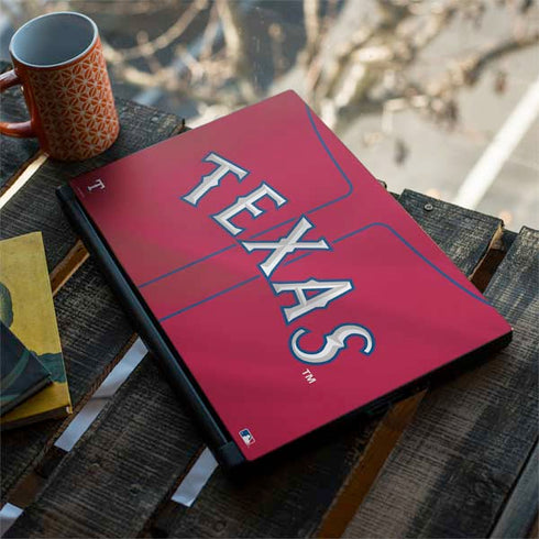 MLB Texas Rangers Alternate/Away Jersey MSI GS65 Stealth Laptop Skin