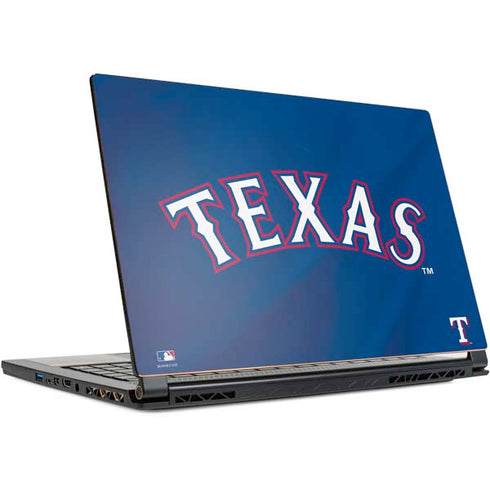 MLB Texas Rangers Alternate/Away Jersey MSI GS65 Stealth Laptop Skin