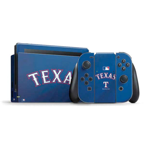 MLB Texas Rangers Alternate/Away Jersey Nintendo Switch Bundle Skin