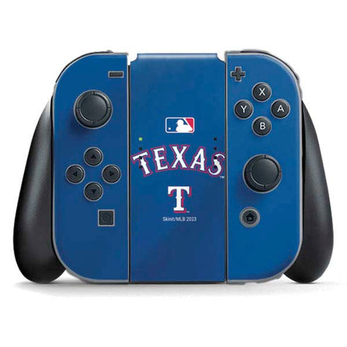 MLB Texas Rangers Alternate/Away Jersey Nintendo Switch (2017-2021) Joy-Con Controller Skin