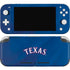 MLB Texas Rangers Alternate/Away Jersey Nintendo Switch Lite Skin