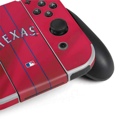 MLB Texas Rangers Alternate/Away Jersey Nintendo Switch OLED (2021) Skin