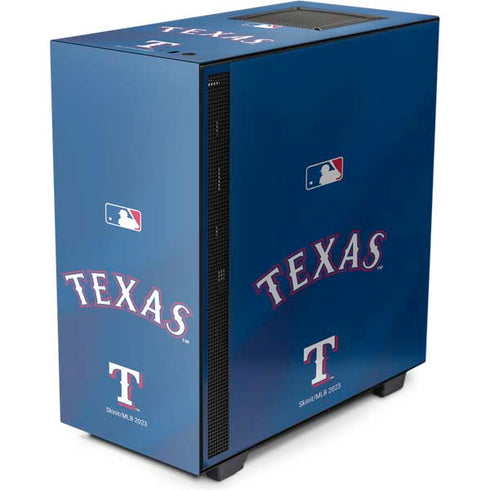 MLB Texas Rangers Alternate/Away Jersey NZXT H510 Compact ATX Mid-Tower Case Skin