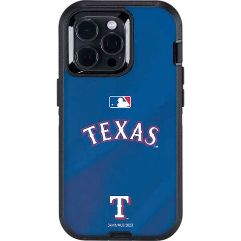 MLB Texas Rangers Alternate/Away Jersey Otterbox Defender iPhone Skin