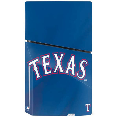 MLB Texas Rangers Alternate/Away Jersey PS5 Slim Disk Console Skin
