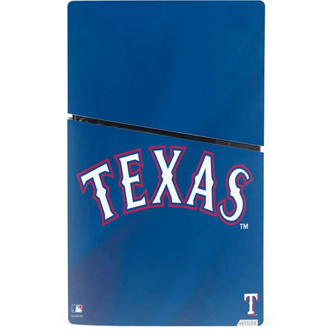 MLB Texas Rangers Alternate/Away Jersey PS5 Slim Digital Edition Console Skin