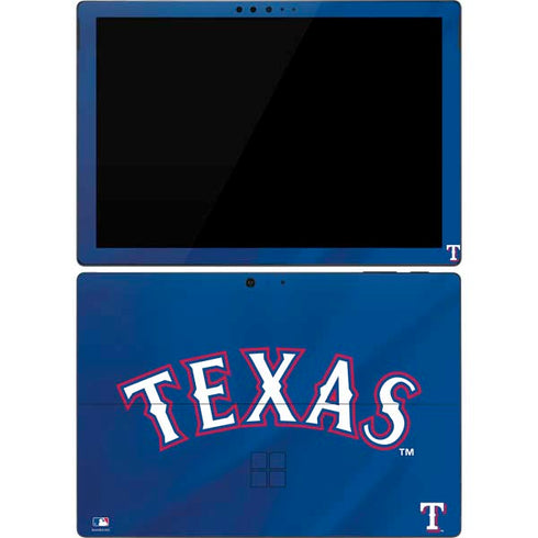 MLB Texas Rangers Alternate/Away Jersey Surface Pro 7 Skin