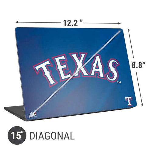 MLB Texas Rangers Alternate/Away Jersey Universal Laptop 15in (12.2 x 8.8in) Skin