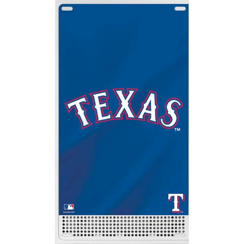 MLB Texas Rangers Alternate/Away Jersey Xbox Series S Console Skin