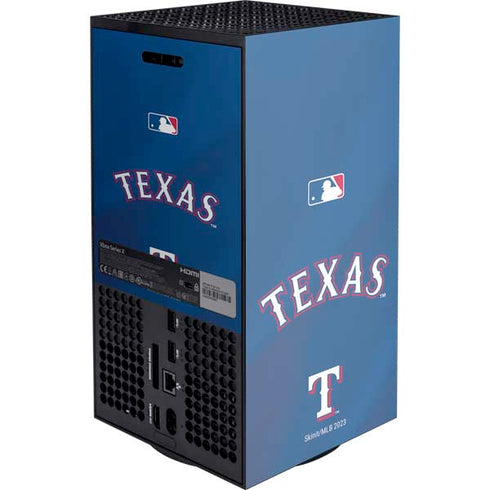 MLB Texas Rangers Alternate/Away Jersey Xbox Series X Console Skin