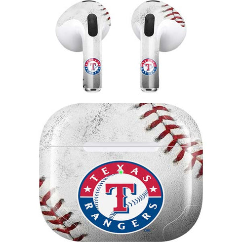 MLB Texas Rangers Game Ball Apple AirPods (3rd Gen 2021) Skin