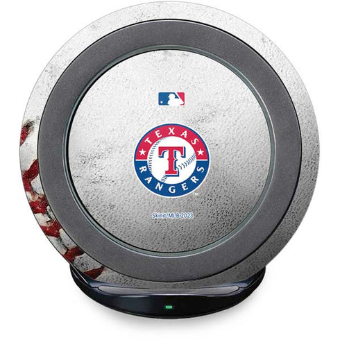 MLB Texas Rangers Game Ball Fast Charge Wireless Charging Stand Skin